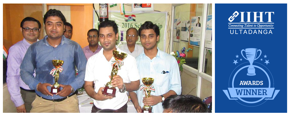 Top Three Winners of IIHT Scholarship 2016 Exam