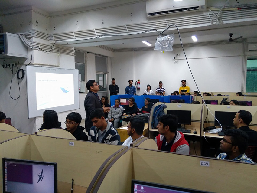 Linux Workshop in Techno India campus